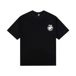 Stussy casual round-neck short-sleeved T-shirt with a back pattern
